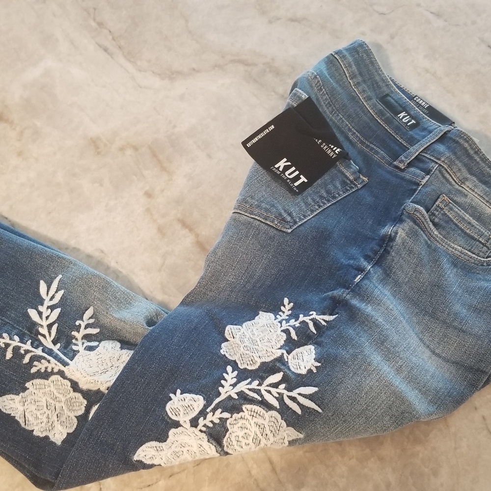 Embroidered Jeans